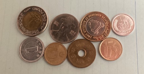 Job lot mixed foreign - foreign, coins