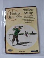 Vintage Memories Rubber Stamp