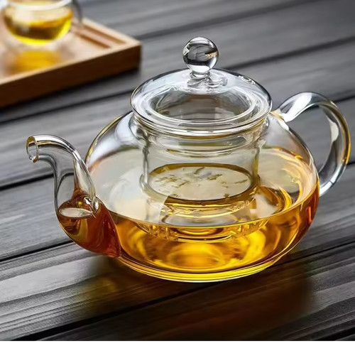 Borosilicate glass teapot - borosilicate,