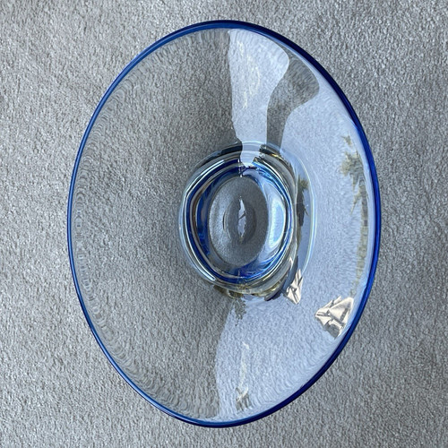1930s clear blue - , glass