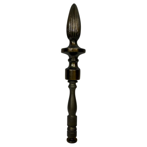Vintage brass lamp finial - finial, &