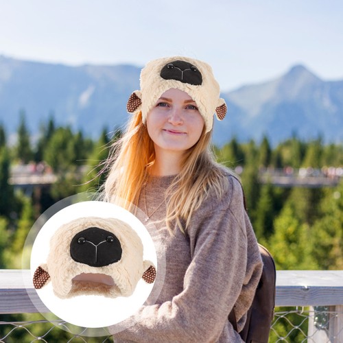 Plush sheep ear - sheep, hood