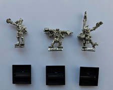 3 x Citadel GW WFB Goblin Bolt Thrower Spear Chukka Grot Crew Metal Warhammer