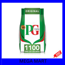PG Tips 1100 Original Tea Bags Catering One Cup Tea Bags 2.2kg, UK Free Postage