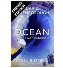 David Attenborough SIGNED Ocean with Colin Butfield 1st/1st