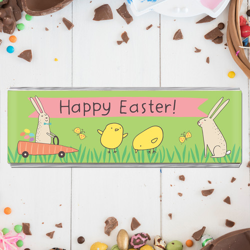 Easter hunt bunny chick - x,