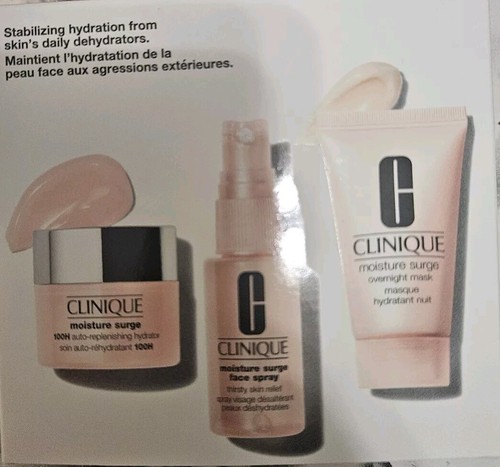 Clinique moisture surge - moisture, 3pc