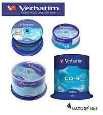 Genuine Verbatim CD-R Blank Media 52x 700MB Various Discs Lot Simply the BEST !