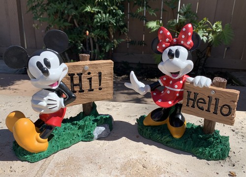 Disney garden statues - garden,