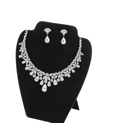Black velvet necklace - velvet,