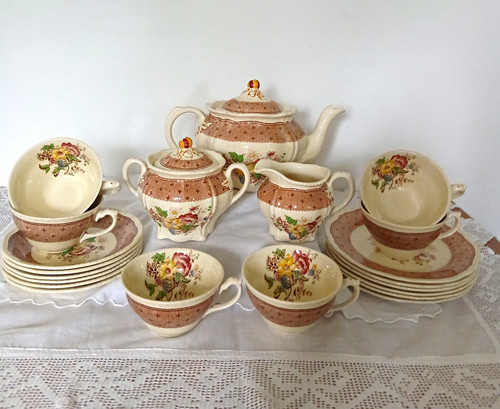 Ridgeway plymouth tea set - ridgeway,