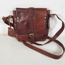 Rowallan Brown Leather Handbag