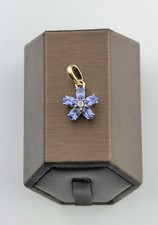 Tanzanite and Diamond 10k