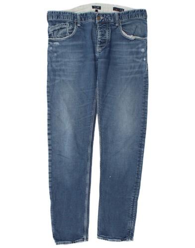 Armani mens distressed slim - distressed,