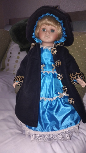 Porcelain doll approx - approx, 16"