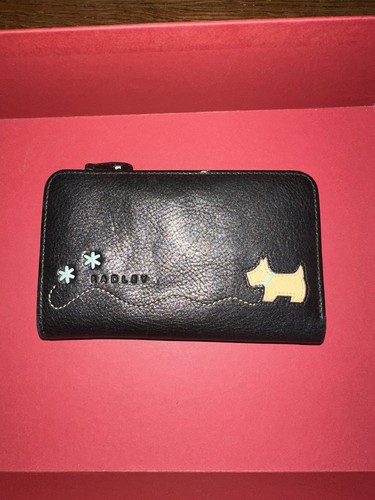 Radley black leather purse - radley,