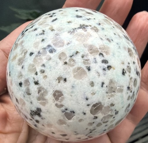 Kiwi jasper crystal - , sphere