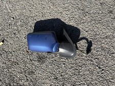 Genuine VW Golf Mk3 Electric Wing Mirror Drivers Side With Glass - Blue