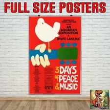 Woodstock An Aquarian Exhibition 1969 Tour Poster Similar To A1 36"x24"