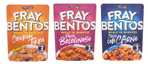 Fray bentos meals - in, minutes