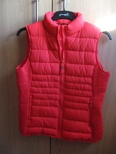 Joules Ladies Size 14 Gilet Red Padded Body Warmer