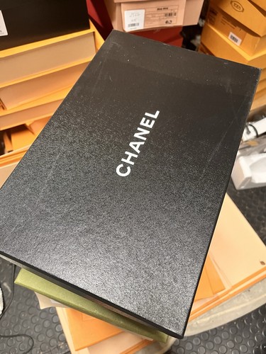 Chanel empty shoe box with - chanel,
