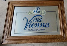 Vintage Old Vienna Beer Mirror