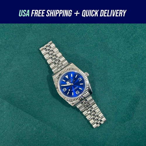Custom made 36mm blue dial - custom,