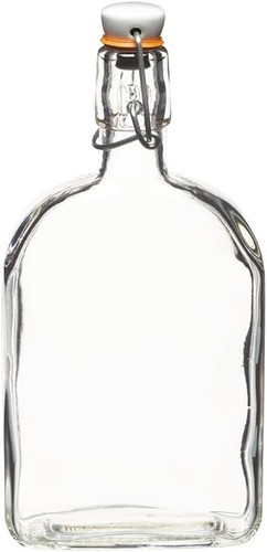 500ml glass gin bottle - gin,