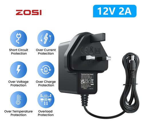 Zosi 12v power supply - 12v,