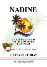 Malibu Personalised Sticky