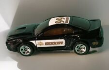 HOT WHEELS FORD MUSTANG SHERIFF #6 BLACK WHITE 2018 TARGET THROWBACK DECADES CAR