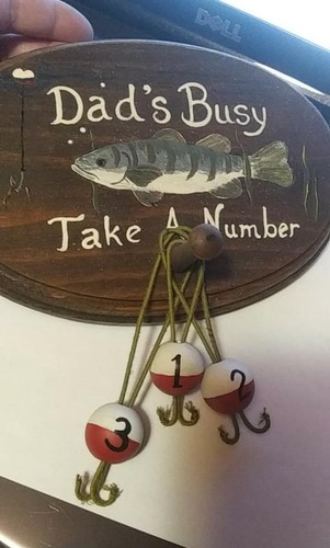 Dads busy take - a, number