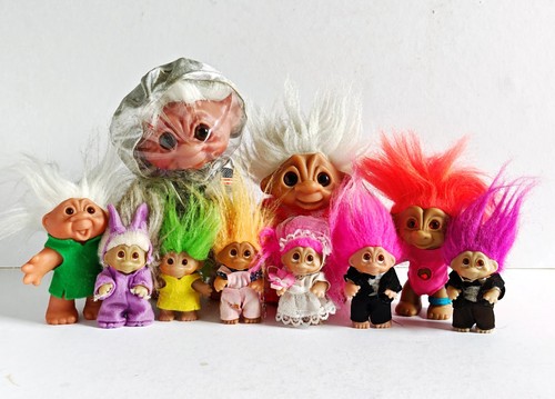 Vintage dam troll bundle lot - dam,