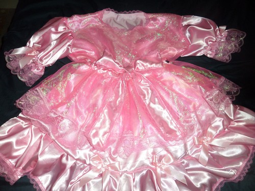 Abdl sissy frilly dress - sissy,