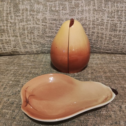 Carlton ware pear - ware, salt
