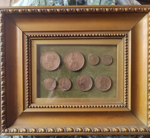 Victorian british copper coin - victorian,