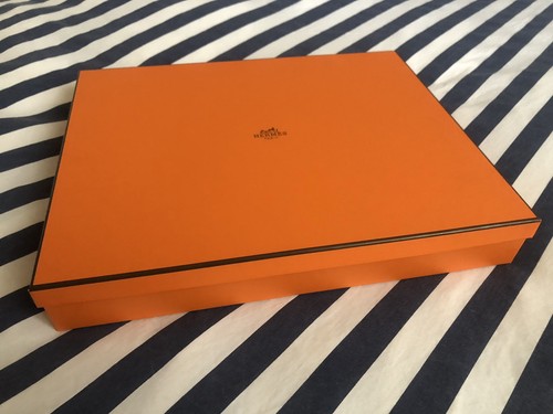 Authentic empty orange hermes - authentic,