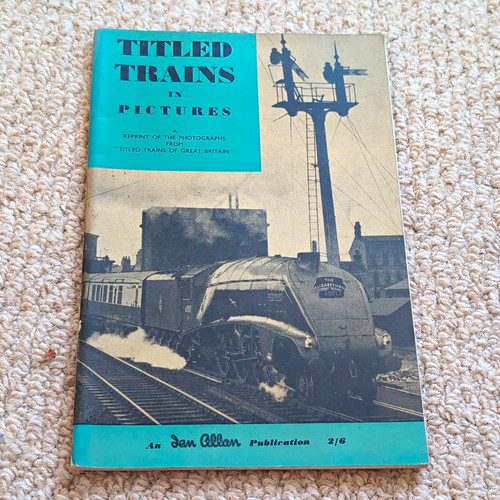 Titled trains pictures book - titled, in