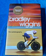 1st Edition book - Bradley Wiggins in pursuit of glory autobiography