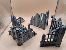 Warhammer 40k Ruined Buildings Citadel Scenery Job Lot D540
