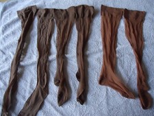 WORN! 3 x Seamfree Nylons Stockings S / M