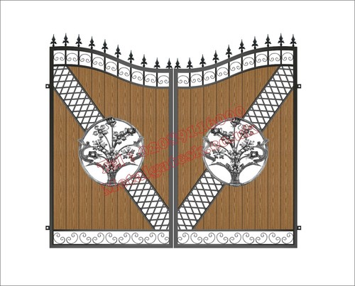 Garden gates double - gates, |