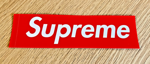Supreme box logo stickers - box,