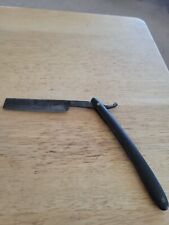 Antique Henry Sears & Son 1865 Straight Razor. Gold Dollar 493  Black Handle