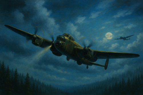 Lancaster bomber ww2 aircraft - bomber,
