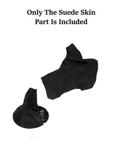 Suede shift brake boot - shift,