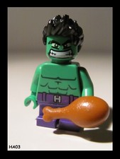LEGO : Minifigure Minifig ~ Hulk with short legs / 76066 ( sh252 )
