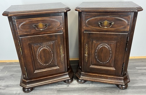 Pair bedside tables - of,