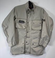 Belstaff Tour Master 500 Rider Jacket Men Small Grey Weatherproof Utility Chore